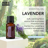 Lavender Essential Oil 10ml 100% Natural Pure Single Oil | Hōkō