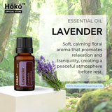 Lavender Essential Oil 10ml 100% Natural Pure Single Oil | Hōkō