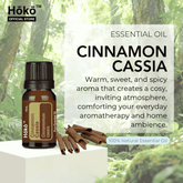 Cinnamon Cassia Essential Oil 10ml 100% Natural Pure Single Oil | Hōkō