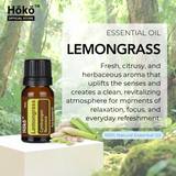 Lemongrass Essential Oil 10ml 100% Natural Pure Single Oil | Hōkō