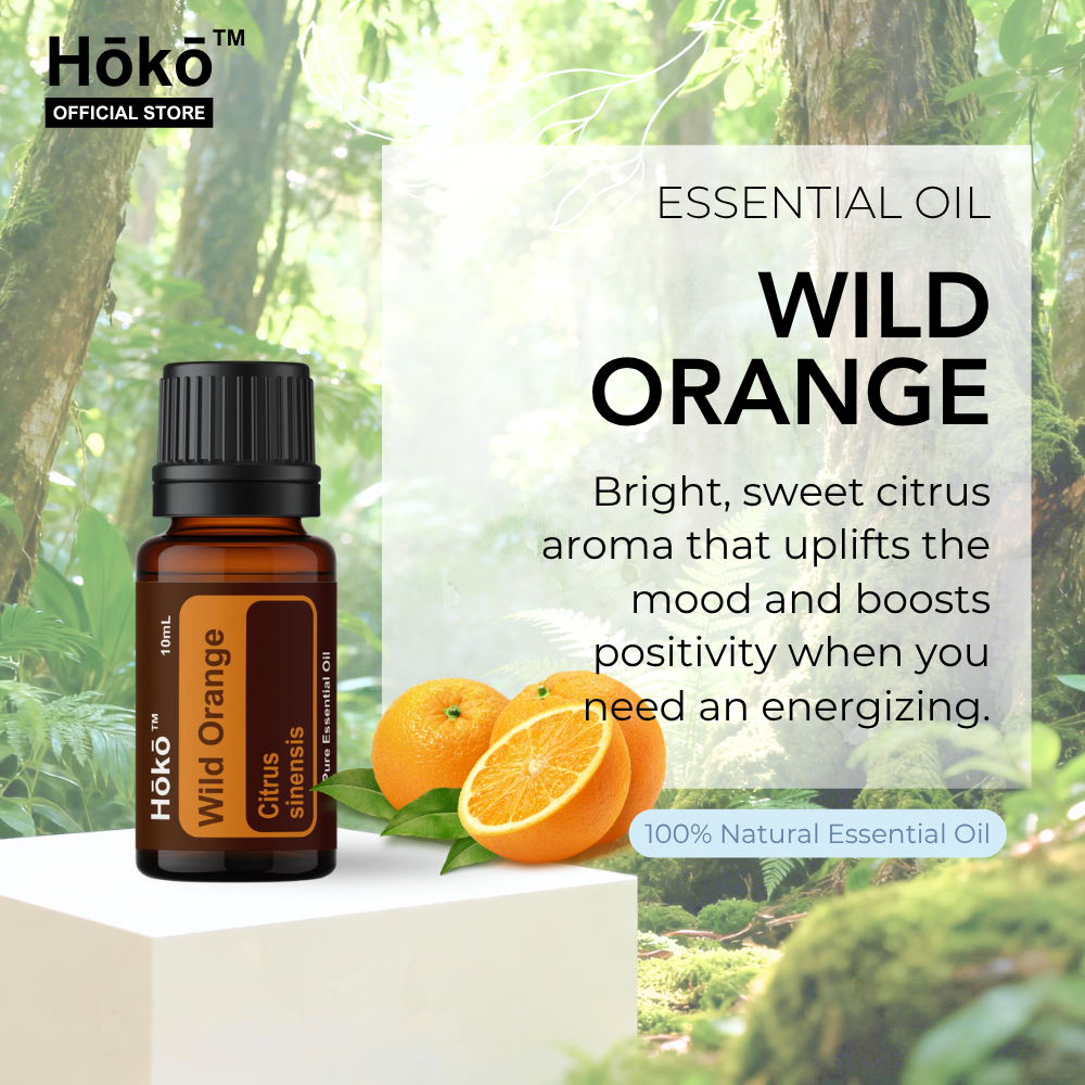 Wild Orange Essential Oil 10ml 100% Natural Pure Single Oil | Hōkō