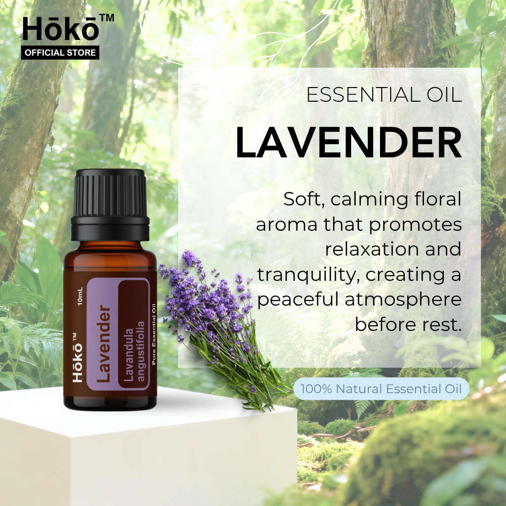 Lavender Essential Oil 10ml 100% Natural Pure Single Oil | Hōkō
