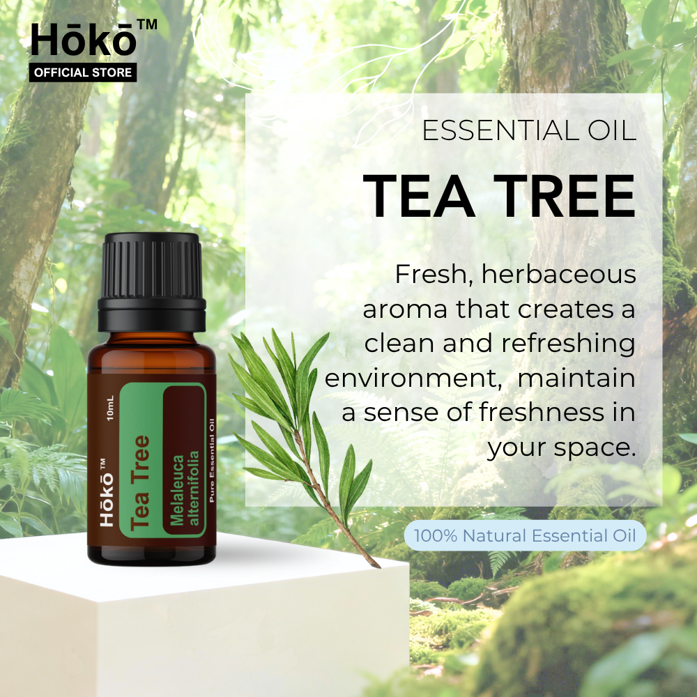 Tea Tree Essential Oil 10ml 100% Natural Pure Single Oil | Hōkō