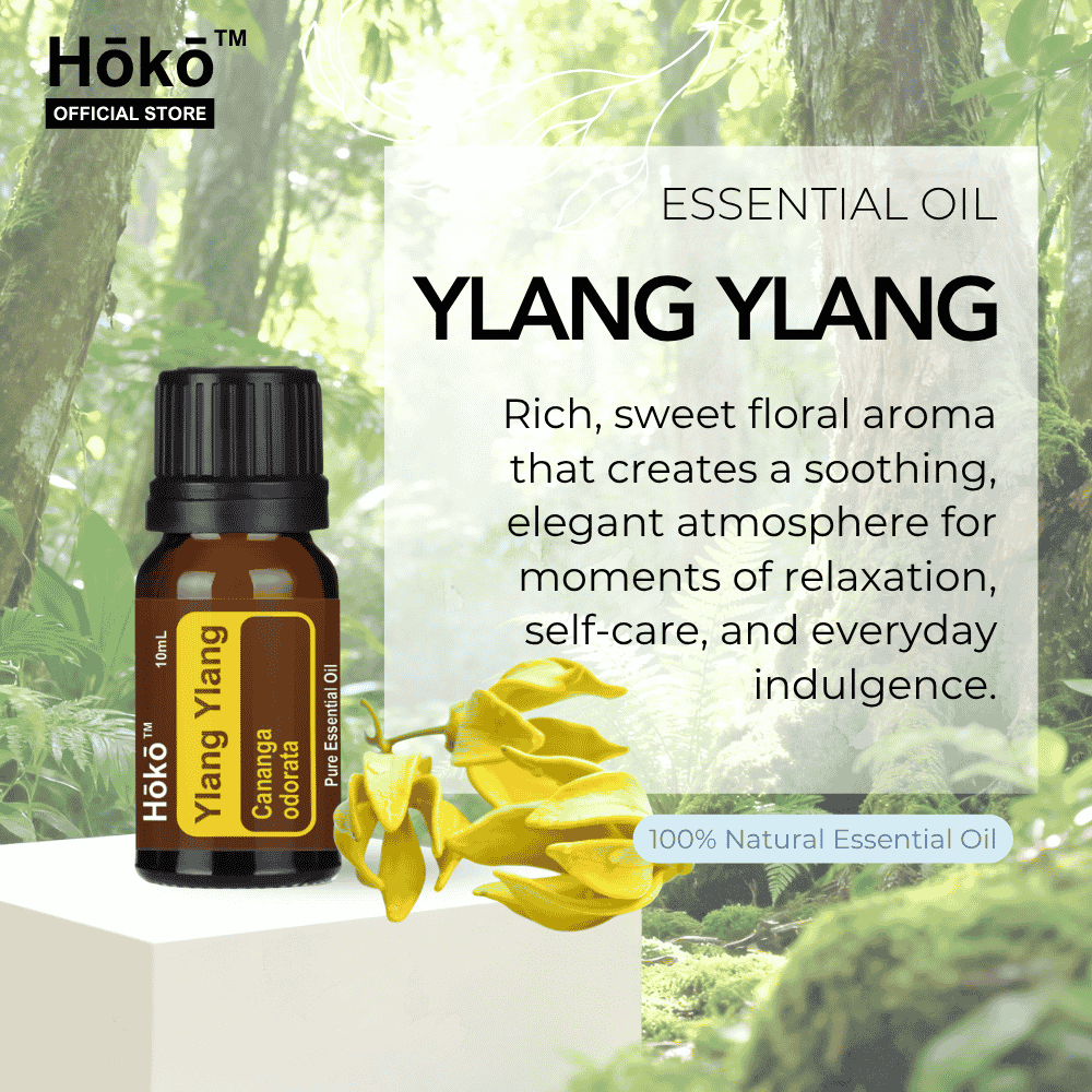 Ylang Ylang Essential Oil 10ml 100% Natural Pure Single Oil | Hōkō