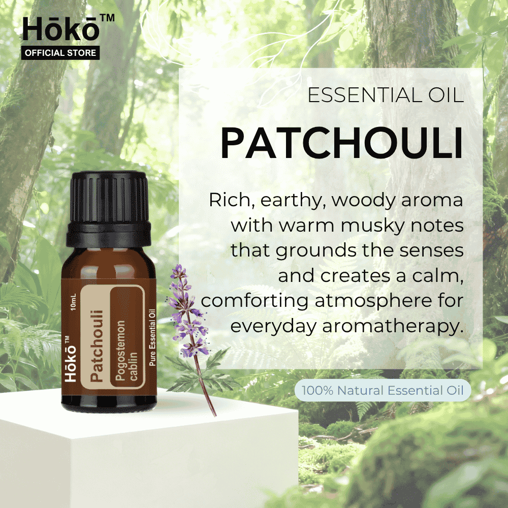Patchouli  Essential Oil 10ml 100% Natural Pure Single Oil | Hōkō