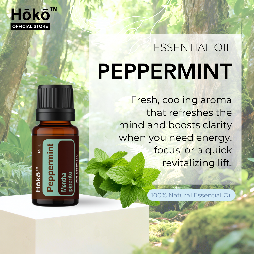 Peppermint Essential Oil 10ml 100% Natural Pure Single Oil | Hōkō