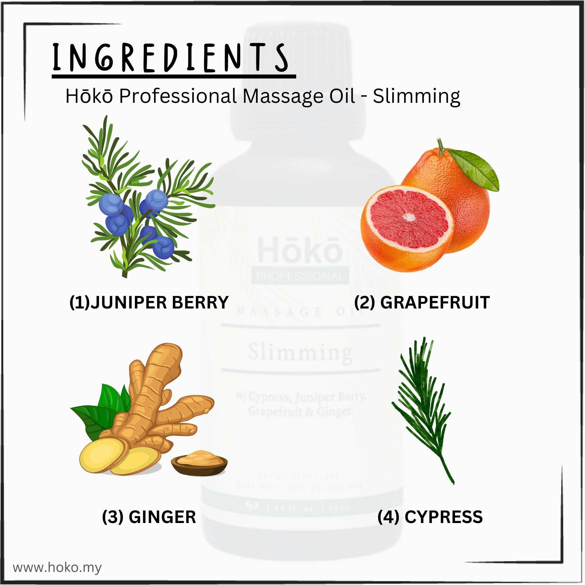 Massage Oil - Slimming 50ML
