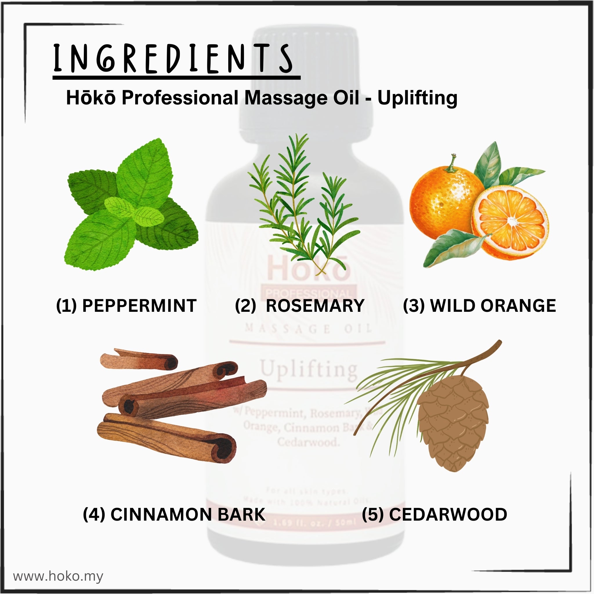Massage Oil - Uplifting 50ML